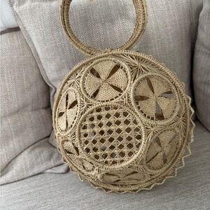 Handcrafted Tan Woven Bag
